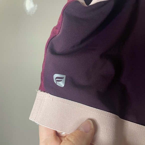 Fabletics Luana Midi Sports Maroon Bra Size M - Picture 4 of 5